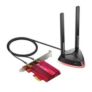 TP-Link WiFi 6 AX3000 PCIe WiFi 카드(Archer TX3000E), 최대 2400Mbps, 블루투스 5.3, 802.11AX 듀얼 밴드 무선 어댑터(MU-MIMO 포함), OFDMA, 초저지연, Windows 11, 10(64비트) 지원