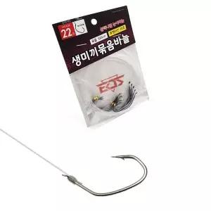 [하프클럽/셀러허브_레저캠핑]대용량 농어 나일론원사 낚시바늘 10팩