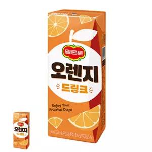델몬트팩190ml 델몬트팩 오렌지 (24팩) 190ml