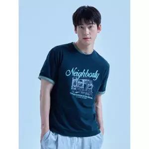 POLHAM 공용 20수 코튼 그래픽 반팔티_PHG2TS3210