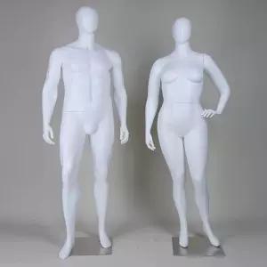 대형 박사이즈 마네킹 뚱뚱한 반신 전신 여성 토르소 옷가게