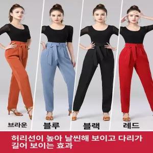 스포츠 라인댄스바지 라틴 무용 바지 댄스 여성 모던