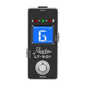 ROWIN 기타 튜너 페달 고정밀 크로매틱 포함 튜너 트루 LCD LT 베이스 볼린 바이패스 901용 디스플레이