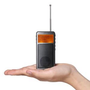 RADDY RF205 FM 라디오 블루투스 헤드폰 출력 송신기 무선 포켓 스피커 모드 BT 미니 TYPE 충전식 MP3 블루투스 라디오 듀얼 음악 그레이 플레이어 휴대용