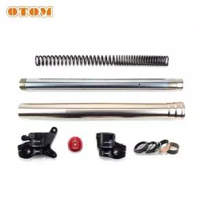 OTOM 오토바이 프론트 포크 업소버 오일 씰 스토퍼 링 슬라이더 피스톤 가이드 부싱 수리 키트FASTACE KAYO T6 용43mm
