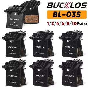 BUCKLOS 자전거 브레이크 패드 NUTT 유압 디스크 브레이크 세라믹 도로 산악 자전거 브레이크 패드 MTB 디