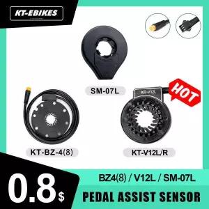 Ebike KT 페달 보조 센서 V12L 8 자석 자전거 액세서리 키트 용 듀얼 홀 PAS