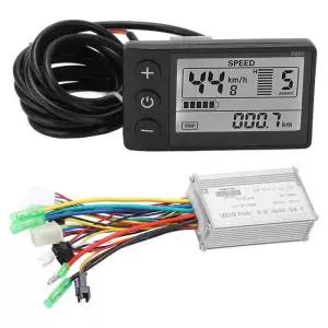 전기 자전거 브러시리스 모터 컨트롤러 LCD S866 디스플레이 패널36V/48V 250W/350W 15A키트