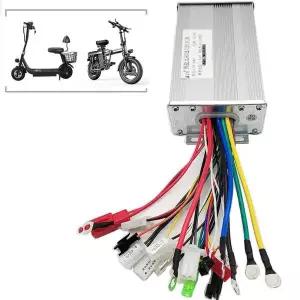 전기 자전거 스쿠터 용 36V-48V 350W/500W 브러시리스 DC 모터 속도 컨트롤러 교체