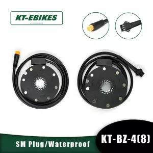 KT eBike 페달 보조 센서 PAS BZ-4 8 전기 자전거 변환 키트 용 자석 방수 플러그