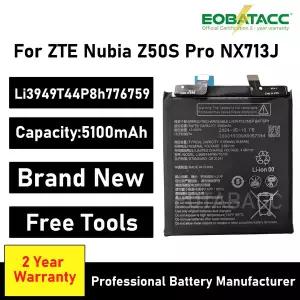 Li3949T44P8h776759 ZTE Nubia Z50S Pro NX713J 휴대 전화 용 5100mAh 배터리 1ICP6/68/74 도구