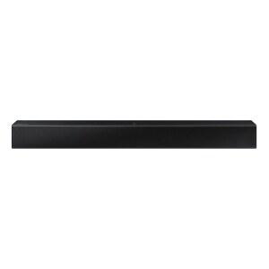 삼성 돌비 오디오 /DTS 2.0 채널 사운드바, 내장 우퍼 - 블랙 - 블루투스 및 NFC(HW-T400)를 통한 음악 스트리밍 지원