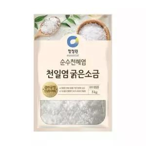 [청정원] 천일염 굵은소금 5kg