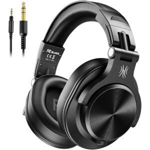 ONEODIO A71 HI-RES 스튜디오 녹음 헤드폰 있는 사운드가 헤드셋, 컴퓨터 3.5 SHAREPORT, 잭, - /6.35MM 믹싱 블랙 이어 DJ 헤드폰, 기타용 접이식 PC 유선 모니터링 스테레오 오버