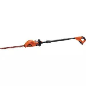 배터리 및 충전기가 장착된 블랙+데커 20V MAX 극 헤지 트리머 무선 18인치 듀얼 액션 블레이드 파워 최대