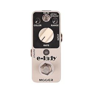 MOOER E-LADY 아날로그 플랜저 페달, 필터 효과, 모드, 튜어 바이패스 오실레이터