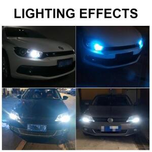 2pcss LED 주간 러닝 라이트 DRL 전구 램프 P21W BA15S 1156 좌석 Leon 3 MK3 2013 자동차 액세서리