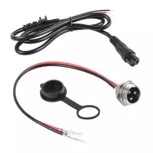 220V/10A 밸런싱 스쿠터 호버보드 3핀 항공 헤드 충전 플러그 포트 교체용 소켓