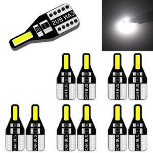 T10 W5W LED 캔버스 194 168 7020 Cob 2SMD 자동차 인테리어 조명 독서 램프 웨지 전구 화이트  개