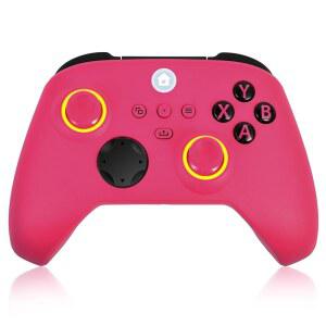 해볼 XBOX ONE 컨트롤러, RGB LED 핑크 잭 딥 라이트 무선 SERIES X 호환되며 /S와 배터리, 헤드폰 800MAH 2.4GHZ 내장 충전식 3.5MM 오디오 및 /S