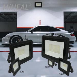 110V/220V LED 산업용 조명 10W 20W 30W 50W 공장 작업장 차고 IP68 램프 광산 투광