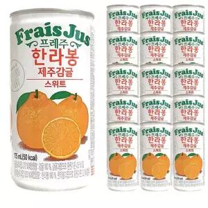일화 프레주 스위트 한라봉 175ml x 60캔 (30캔x2박스/캔/음료수/학교/주스/연수원/회사/야유회/캔음료