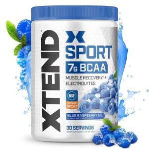 XTEND 스포츠 BCAA 파우더 블루 아이스 - 아미노산으로 및 수분 공급을 위한 전해질 30인분