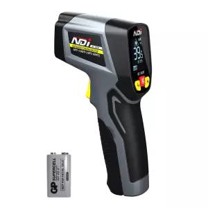 NDI 적외선 온도계 58 F~1202 F 요리용 디지털 표면 피자 오븐 캔디 그리들 HVAC 방사율 조절 가능