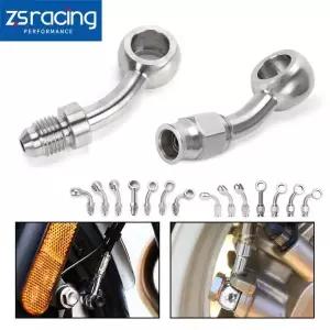 ZSRA-새로운 스테인레스 스틸 AN3 브레이크 밴조 아이 10mm 엔드 볼 피팅 어댑터