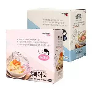 더독애견애묘 수제 삼계탕/북어국 150g x 10 643528