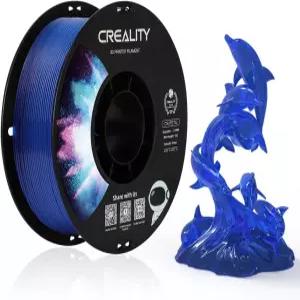 크리알리티 PETG 필라멘트 1.75mm 투명 블루 3D 프린터 엉킴 방지 강한 접착력 및 오버행 성능 치수 정확도