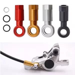자전거 유압 브레이크 올리브 커넥터 MTB 오일 바늘 헤드 Shimano 호환 호스 SLX XT 사이클링 액세서리