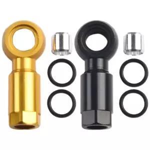 Shimano 호환 유압 브레이크 호스 SLX/XT/XTR 사이클링 액세서리 용 알루미늄 합금 자전거 BH90 올리브 커넥터