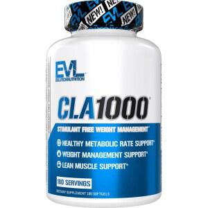 공액 리놀레산 CLA 알약 - 연소 지방과 빠른 신진대사를 지원하는 1000mg 다이어트 자극제가 없는 홍화 기반 손실 지원 180