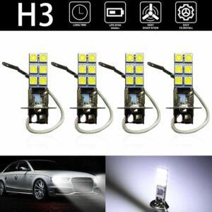 자동차 LED 헤드라이트 전구 키트  밝은 바이크 오토바이 안개등 주행등 DRL 6000K 12V 24V 액세서리 H1 H3
