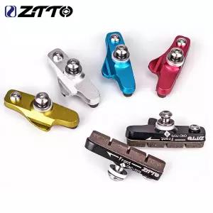 ZTTO Carbon Firbon Rims 도로 자전거 브레이크 슈즈 C 캘리퍼스 발굽 교체 가능 고무 패드 CNC 쉘 블록 마