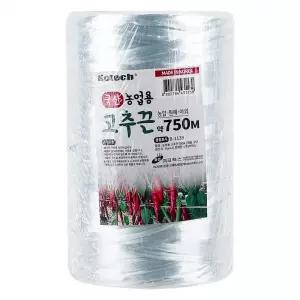 농업용 고추끈 750M 농업끈 원예끈 포장끈 대용량