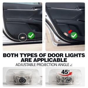 LED 자동차 도어 로고 프로젝터 LEXUS RX ES GX LS LX IS GS RC UX  IS250 IS300 용 유령 그림자 조명 액세