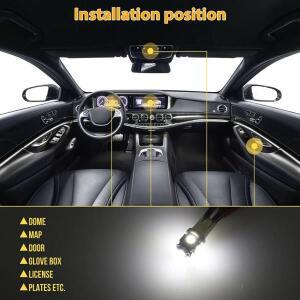 T10 168 2825 W5W 921 LED 조명 실내등 6000K 12V 키트 자동차 차량 지도등 돔등 도어등 트렁크등 번호판등