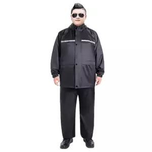 빅사이즈 우비 우의 블랙 배달 7XL 대형 작업용 자전거 오토바이