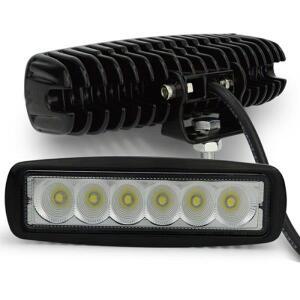 6LED 자동차 작업등 DRL 고휘도 스포트라이트 방수 오프로드 트럭 야간 운전 헤드라이트 안개등 18W 12V
