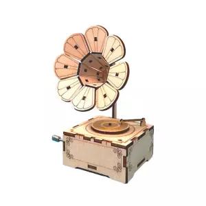클래식 나팔측음기 레코드판 오르골 DIY키트 돌봄센터 소장용 어린이집 인테리어장식