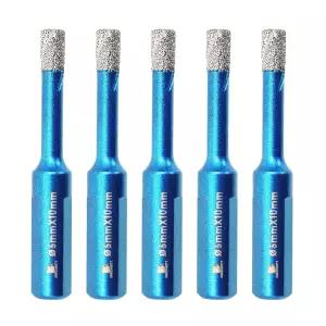 드라이 다이아몬드 코어 드릴 비트 세트 BRSCHNITT 5pcs 1/4인치 6mm 홀 톱 도자기 타일 세라믹 스톤