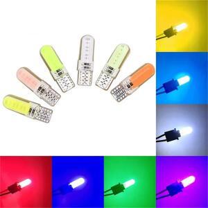 168 194 자동차 인테리어 돔 독서 번호판 조명 W5W T10 캔버스 LED 전구 12SMD COB 칩 12V 500LM 신호 램프