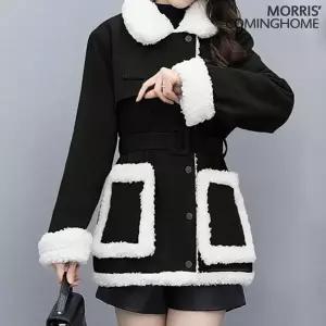 모리스커밍홈 양털안감 벨티드 야상자켓 M2111JK701D_P330500104 3320023