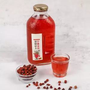 문경피크팜 자일로스 오미자청 원액 엑기스 500ml 4개 오미자차 오미자