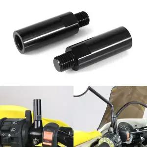 혼다 호환 가와사키 호환 스즈키 호환 승리를 KTM M10 125 오토바이 백미러 라이저 익스텐더 클램프 40mm 더 높은 오른손