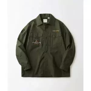 매장정품 아웃스탠딩 OUTSTANDING [LOONEY TUNES] WAPPEN FATIGUE SHIRT_OLIVE GREEN OS26SSSH12OG 266829