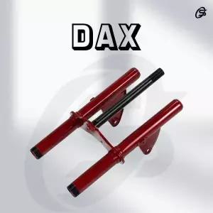 혼다 호환 DAX CT70 프론트 포크 레드 서스펜션 튜브 트리플 연속 모터사이클