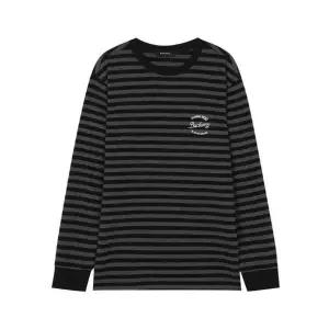버커루 남성 와플 스트라이프 R넥 티셔츠B245TS050P
